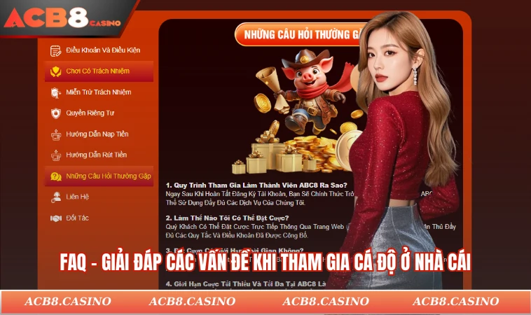 FAQ - Giải đáp các vấn đề khi tham gia cá độ ở nhà cái