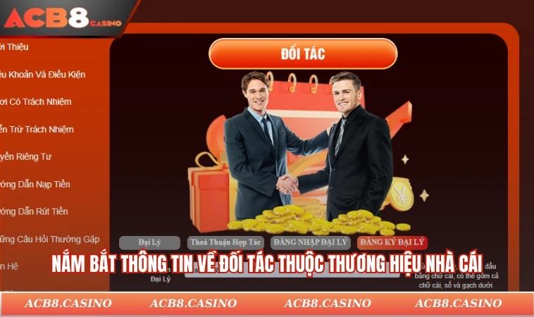 Nắm bắt thông tin về đối tác thuộc thương hiệu nhà cái