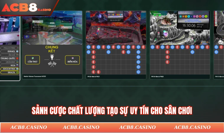 Sảnh cược chất lượng tạo sự uy tín cho sân chơi