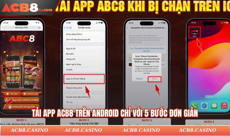 Tải app ACB8 2 Tải app ACB8 trên Android chỉ với 5 bước đơn giản